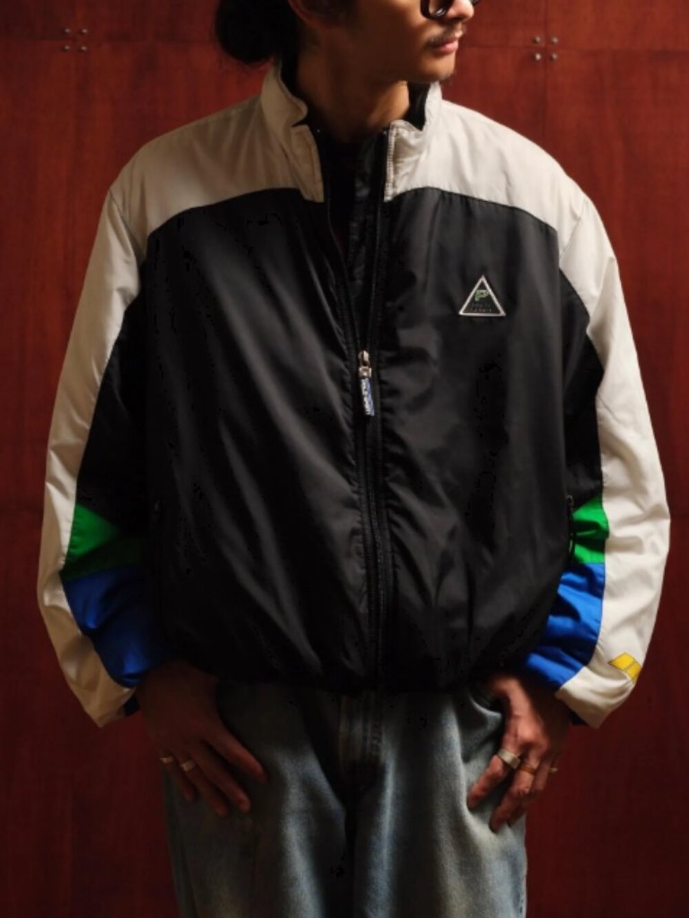 Vintage 1990s Polo Sport Ralph Lauren Color Full-zip Jacket/Puffer Coat size L